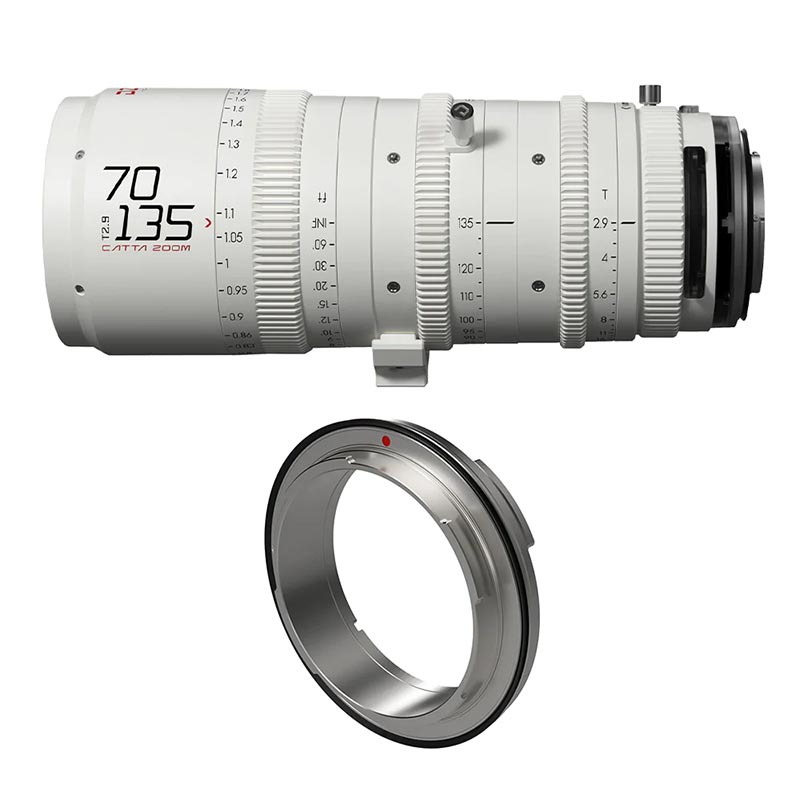 Catta Zoom 70-135mm T2.9 Eマウント ホワイト 交換用Zマウント同梱モデル DZO-FF70135E-Z