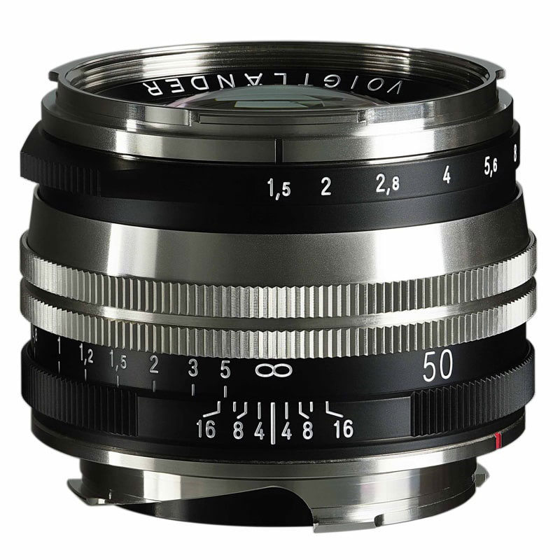 NOKTON Vintage Line 50mm F1.5 Aspherical II VM ニッケル・ブラックペイント MC