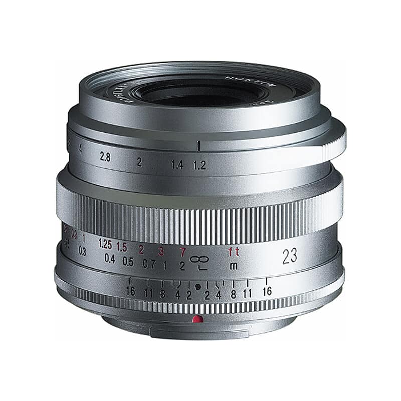 NOKTON 23mm F1.2 Aspherical 富士フイルムXマウント シルバー(2026年10月発売予定)