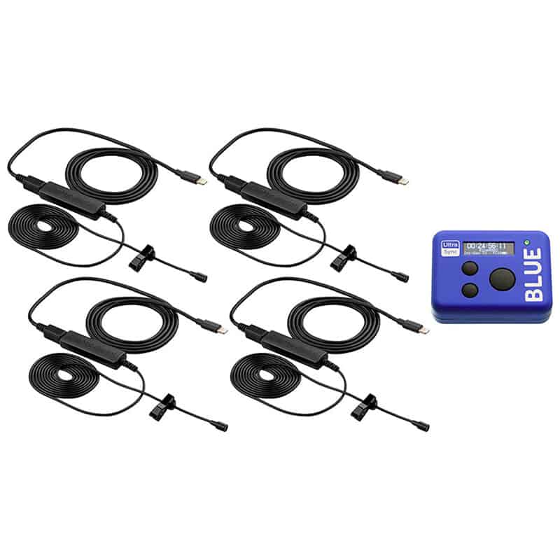 CLIPMIC DIGITAL 2 x 4本 + UltraSync BLUE wireless time code sync