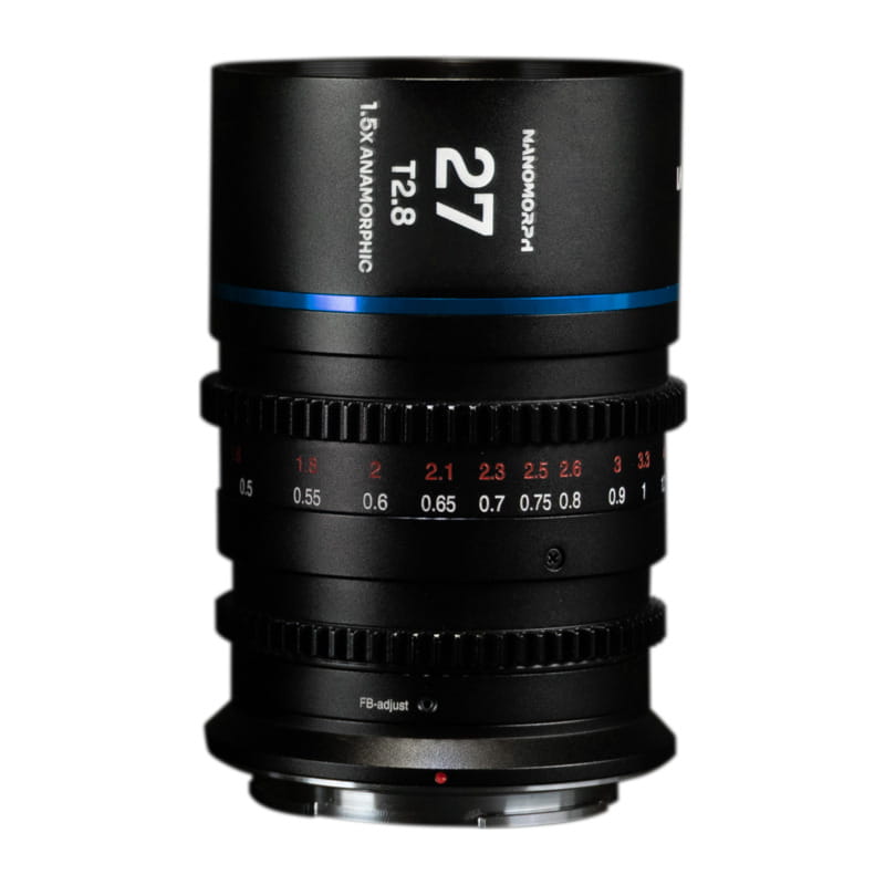 Nanomorph 27mm T2.8 1.5x Cine Blue Canon RF