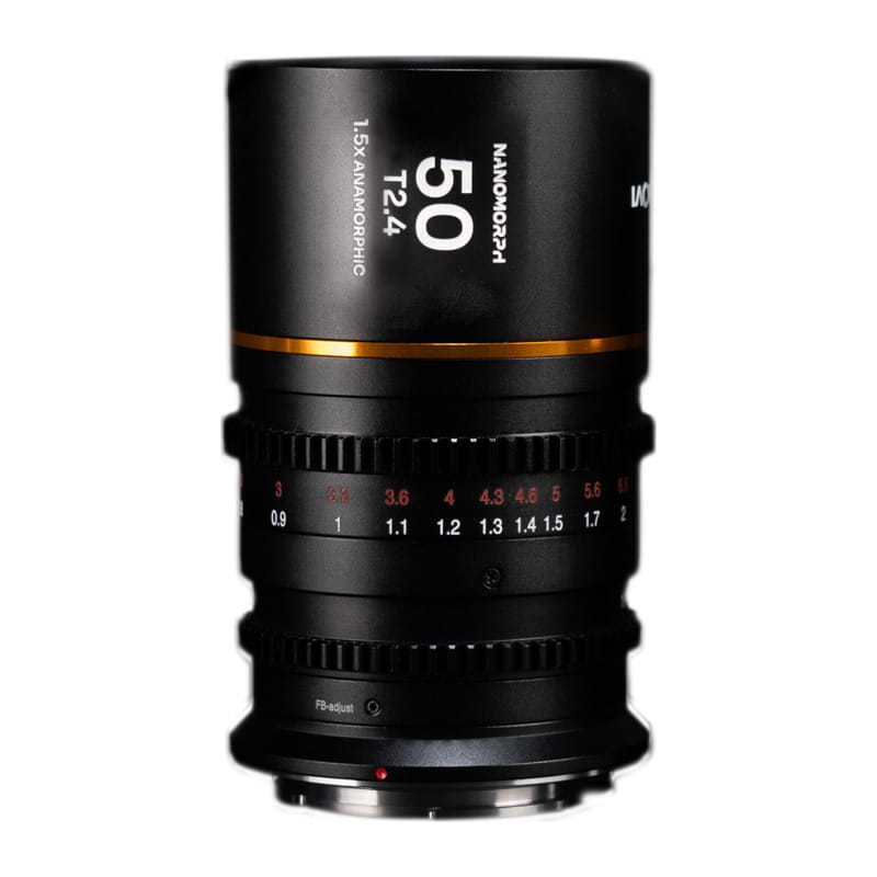 Nanomorph 50mm T2.4 1.5x Cine Amber L-Mount