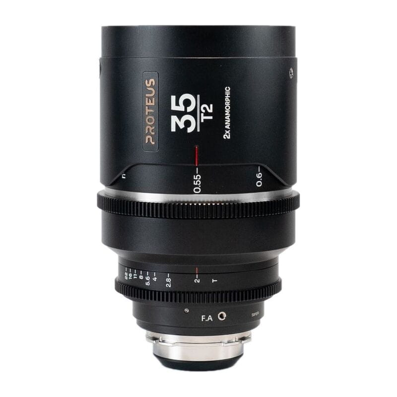 Proteus 2×Anamorphic 35mm T2 Silver Arri PL/Canon EF