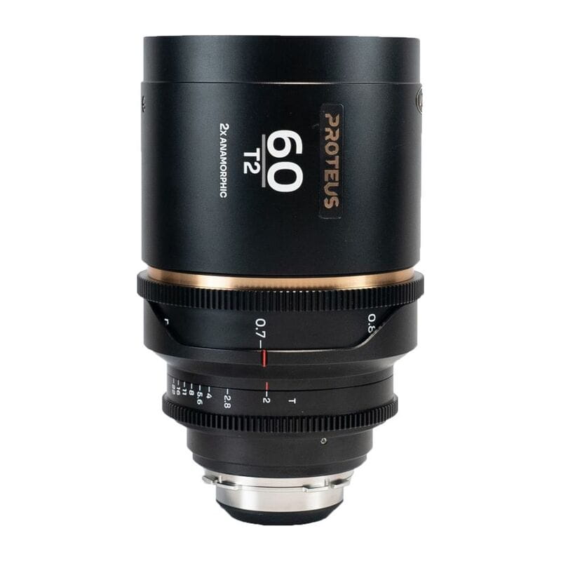 Proteus 2×Anamorphic 60mm T2 Amber Arri PL/Canon EF