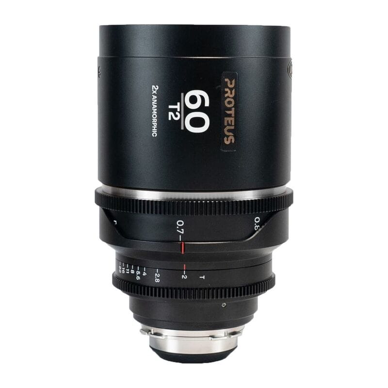Proteus 2×Anamorphic 60mm T2 Silver Arri PL/Canon EF