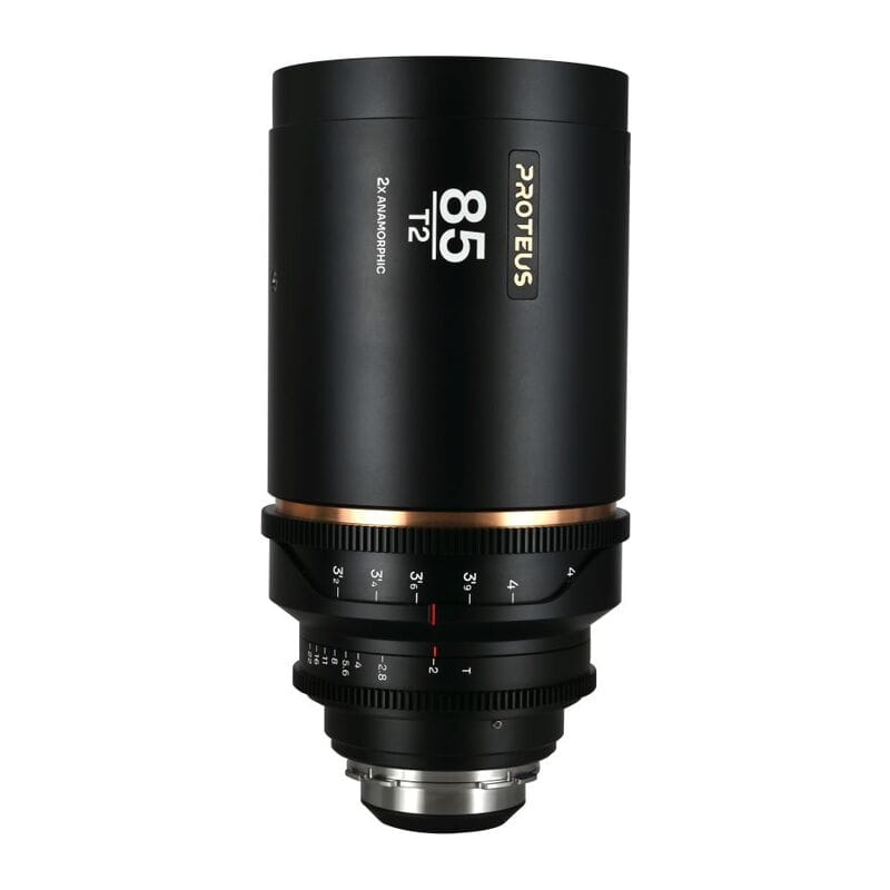 Proteus 2×Anamorphic 85mm T2 Amber Arri PL/Canon EF