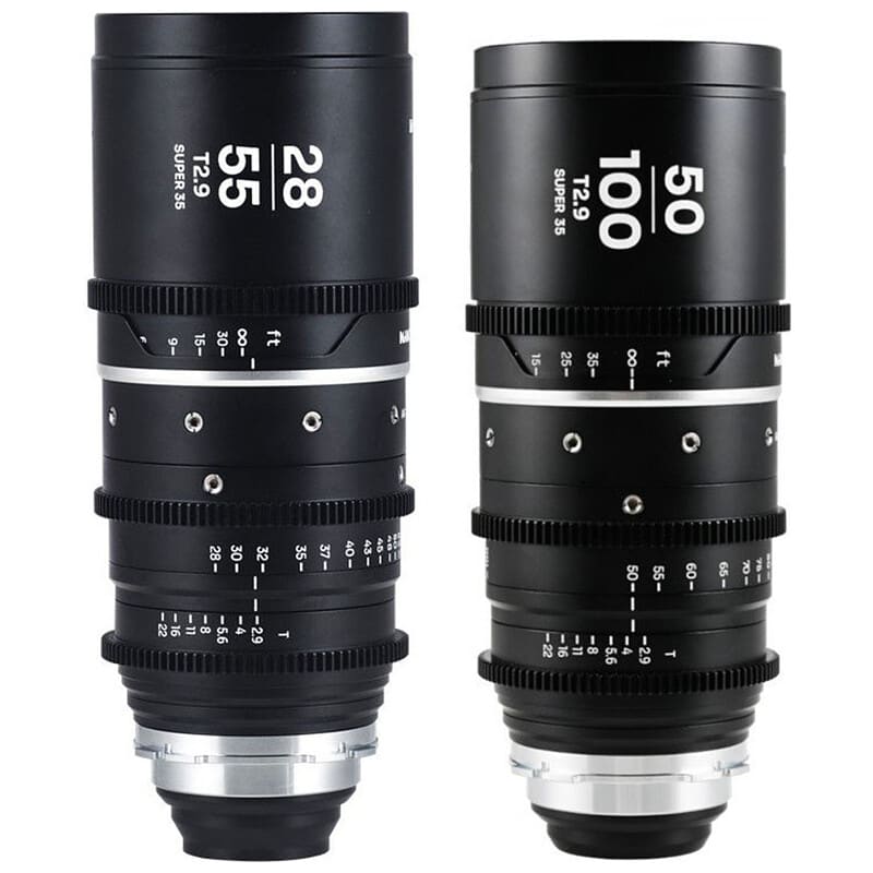 Nanomorph Zoom 1.5X S35 2Lens Bundle (28-55mm & 50-100mm) Silver LAO0494