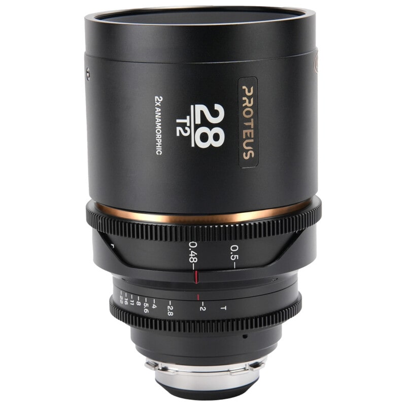 Proteus 2X Anamorphic 28mm T2 Amber （Feet） ArriPL/キヤノンEF LAO0622