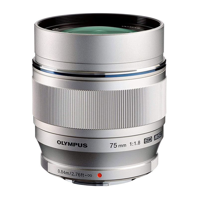 OLYMPUS／OM SYSTEM M.ZUIKO DIGITAL ED 75mm F1.8 シルバー