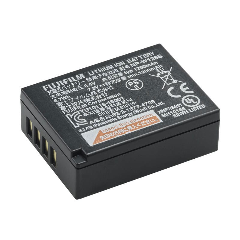 充電式バッテリー NP-W126S