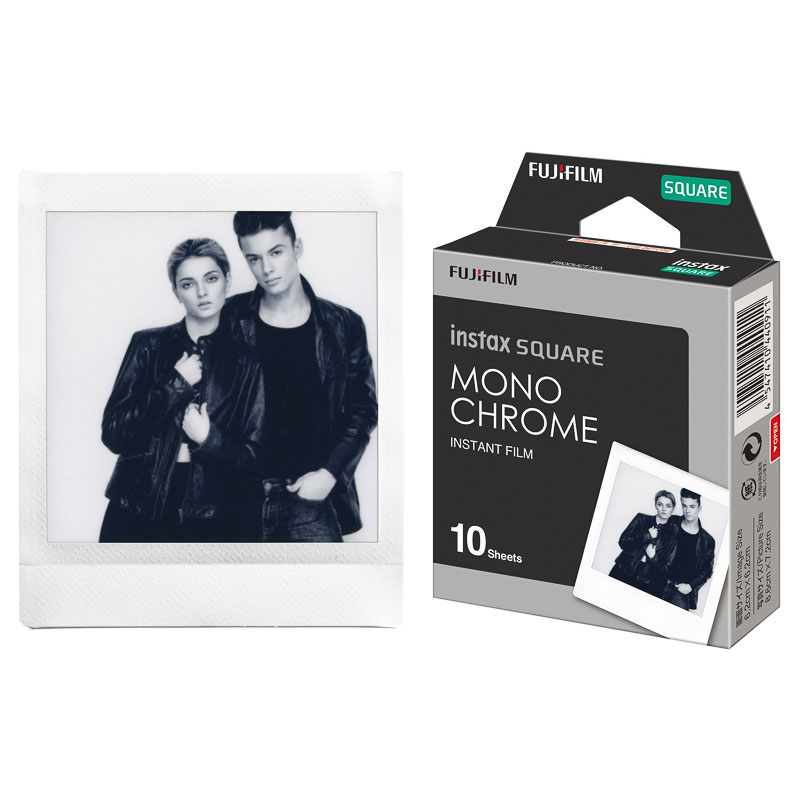インスタントカラーフィルム instax SQUARE モノクローム