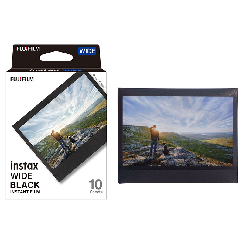 インスタントカラーフィルム instax WIDE ブラック