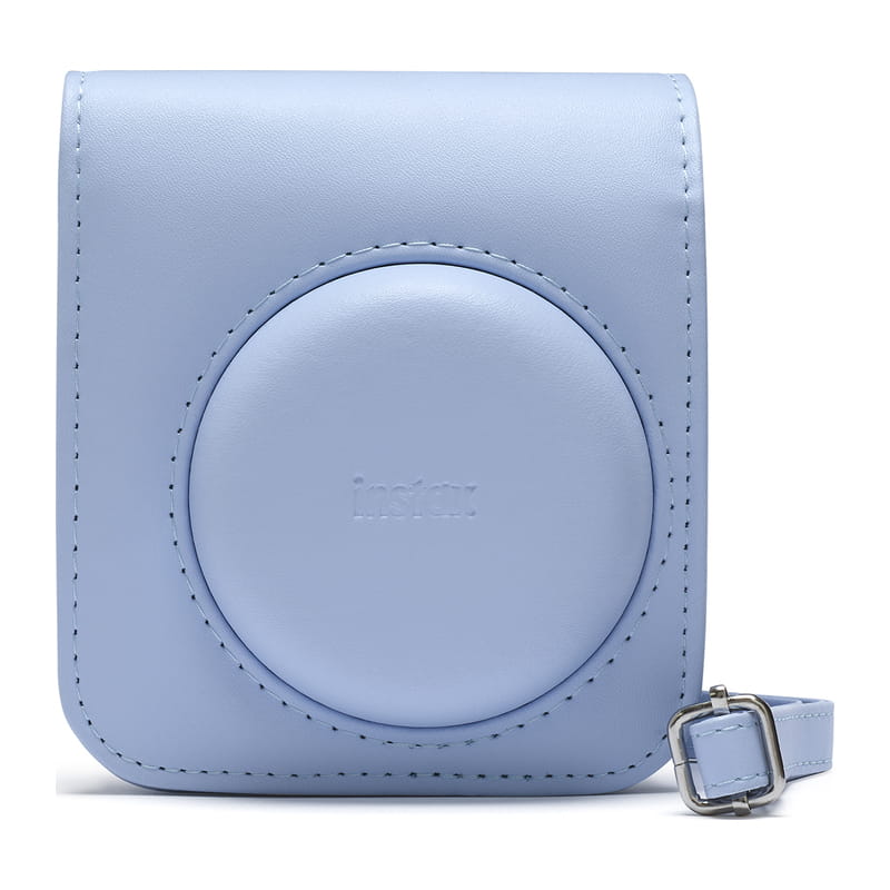 instax mini 12用 カメラケース パステルプルー