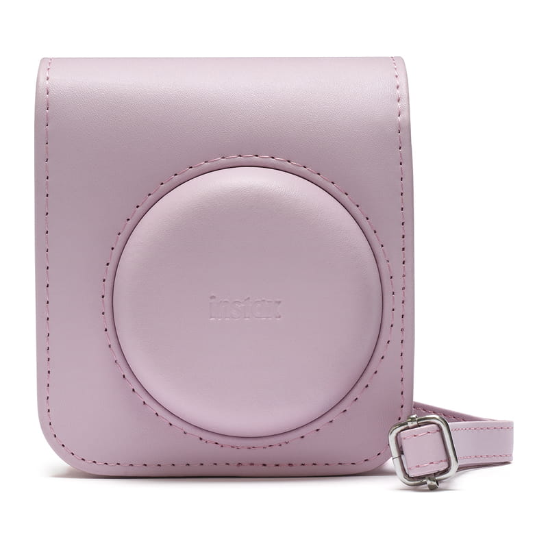 instax mini 12用 カメラケース ブロッサムピンク