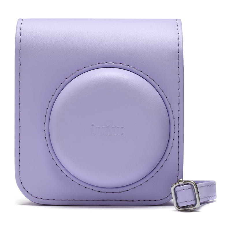 instax mini 12用 カメラケース ライラックパープル