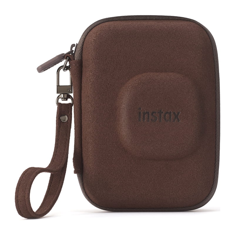 instax mini LiPlay用 カメラケース ブラウン