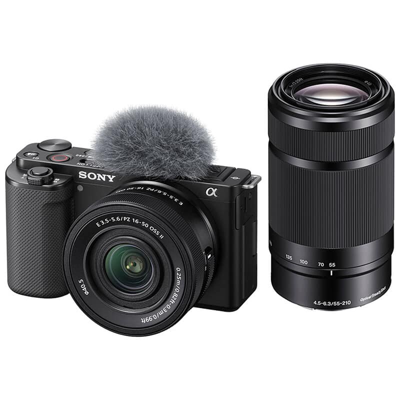 VLOGCAM ZV-E10 ダブルズームレンズキット ブラック ZV-E10X B