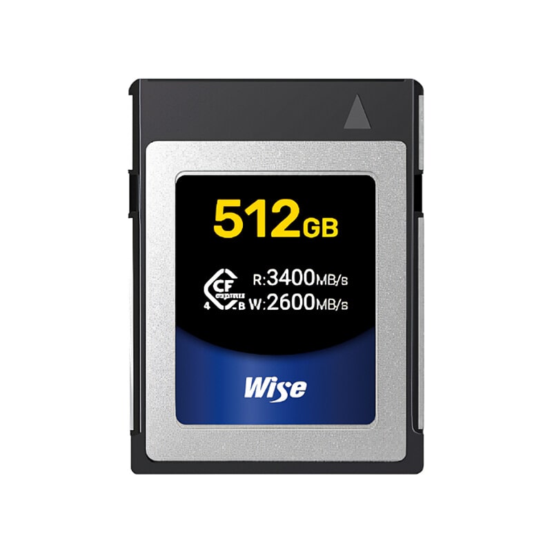 Wise CFexpress 4.0 Type B カード 512GB AMU-CFX4-B512