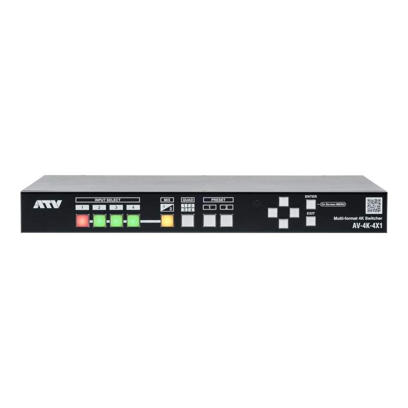 AV-4K-4X1 HDMI2.0 4ch MULTI-FORMAT SEAMLESS SWITCHER