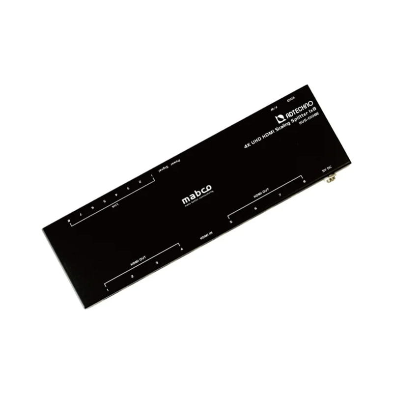 HUS-0108E 業務用HDMI 2.0a 8分配器