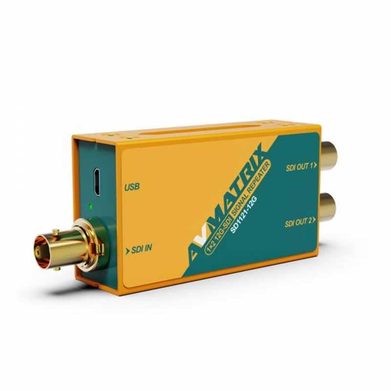 SD1121-12G リクロック搭載 12G-SDI 2分配器