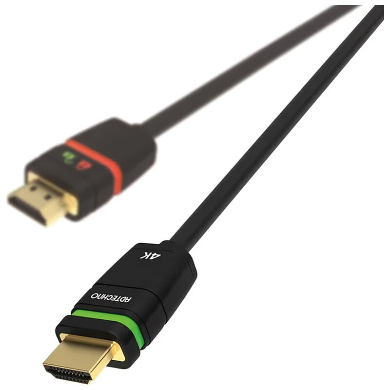 AHL-0500C 18Gbps対応 ロック機能付き光ファイバHDMIケーブル 50m