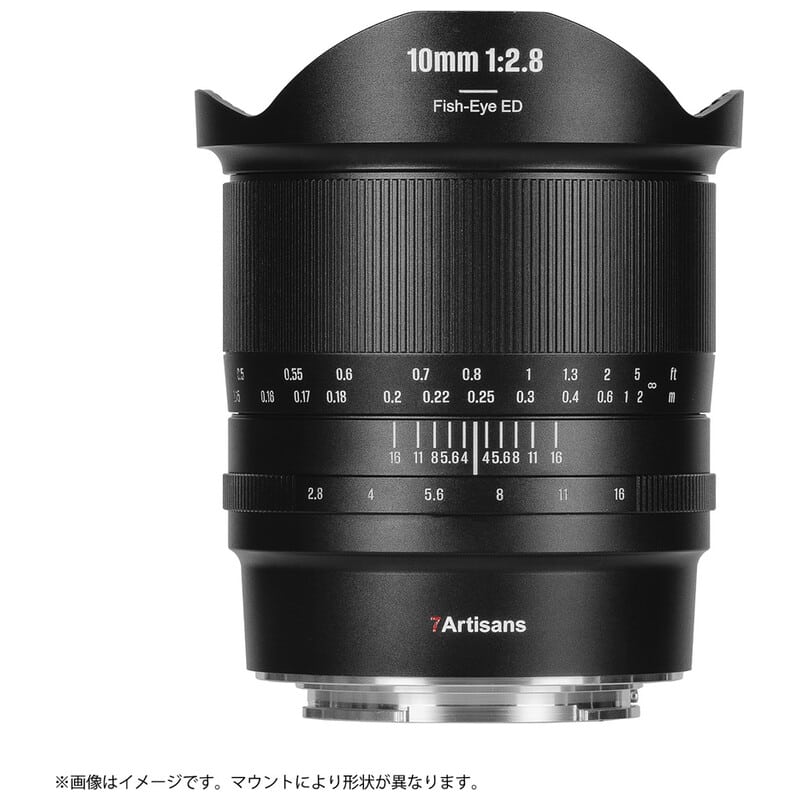 7Artisans 10mm F2.8 II Fish-eye ED ソニーE ブラック 7A-10F28II-E-B