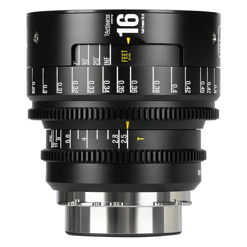 7Artisans INFINITE 16mm T2.5 PLマウント 7A-IN16T25-L-B