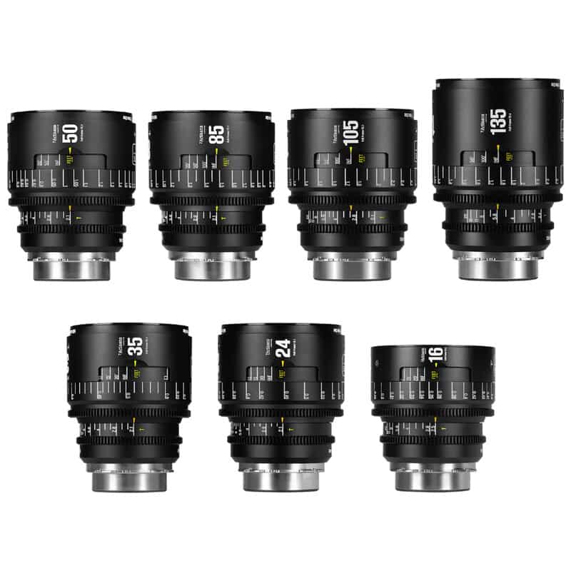 7Artisans INFINITE 16-135mm 7本セット T2.1-T2.5 PLマウント 7A-IN7SET-L-B