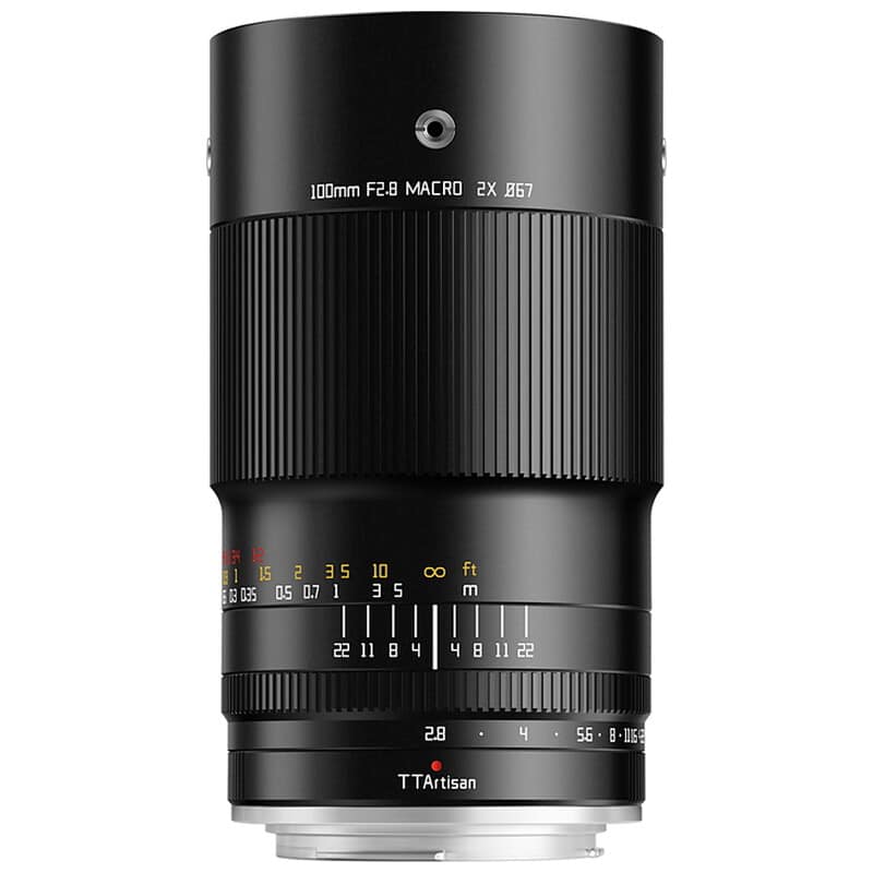 TTArtisan 100mm f/2.8 MACRO 2X ブラック キヤノンEFマウント TT-100F28M-EF