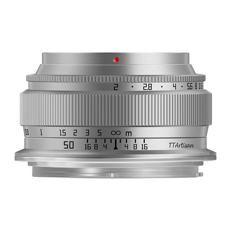 TTArtisan 50mm f/2 (ソニーEマウント フルサイズ対応) (シルバー)