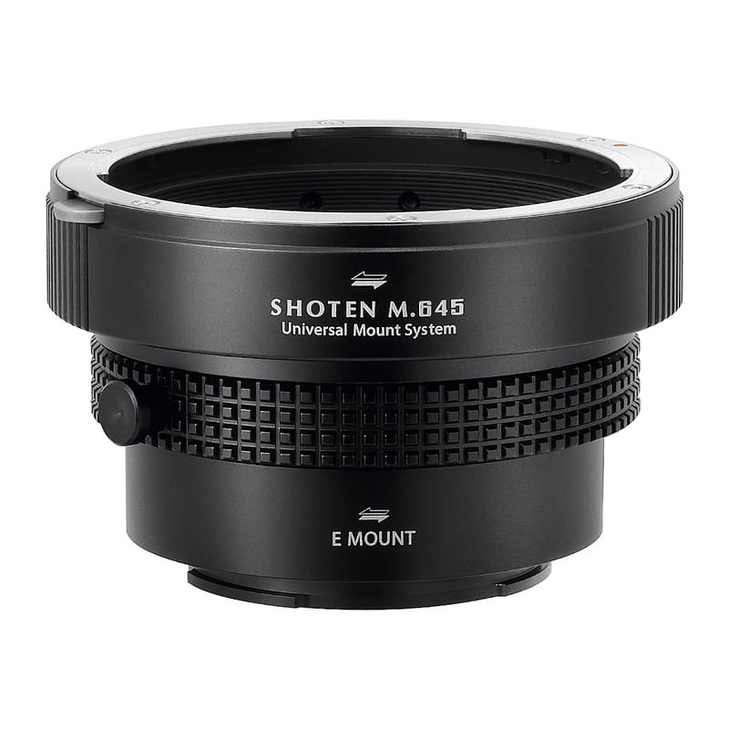 SHOTEN UMSシリーズ M645-SE-U (マミヤ645マウントレンズ→ソニーEマウント変換) マウントアダプター