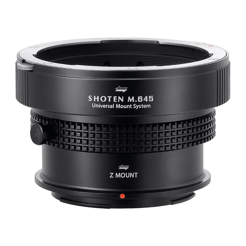 SHOTEN UMSシリーズ M645-NZ-U (マミヤ645マウントレンズ→ニコンZマウント変換) マウントアダプター