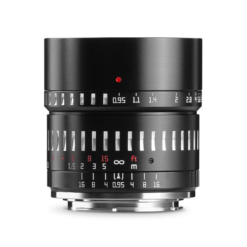 TTArtisan 50mm f/0.95 C ブラックxシルバー 富士フイルムXマウント