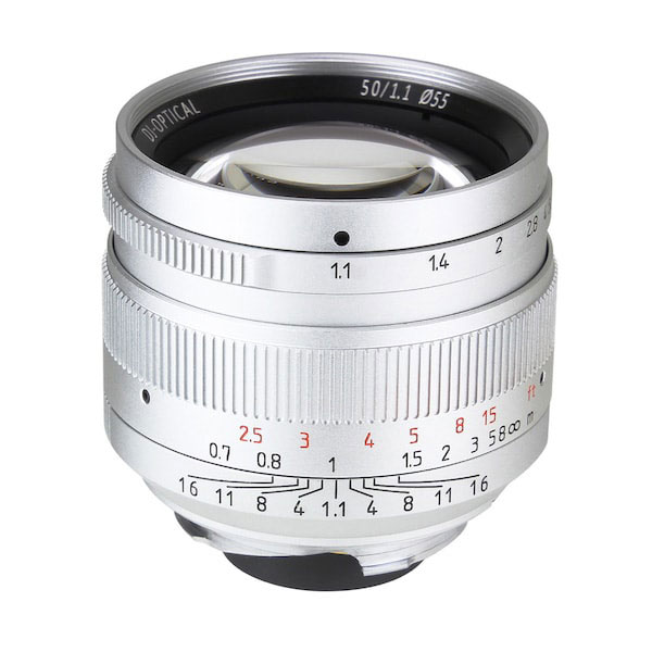 7Artisans 50mm F1.1 シルバー ライカMマウント 5011LMS