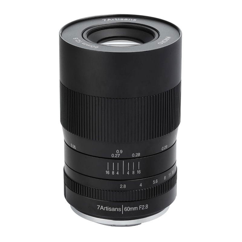 7Artisans 60mm F2.8 Macro ブラック 富士フイルムXマウント 6028FXB