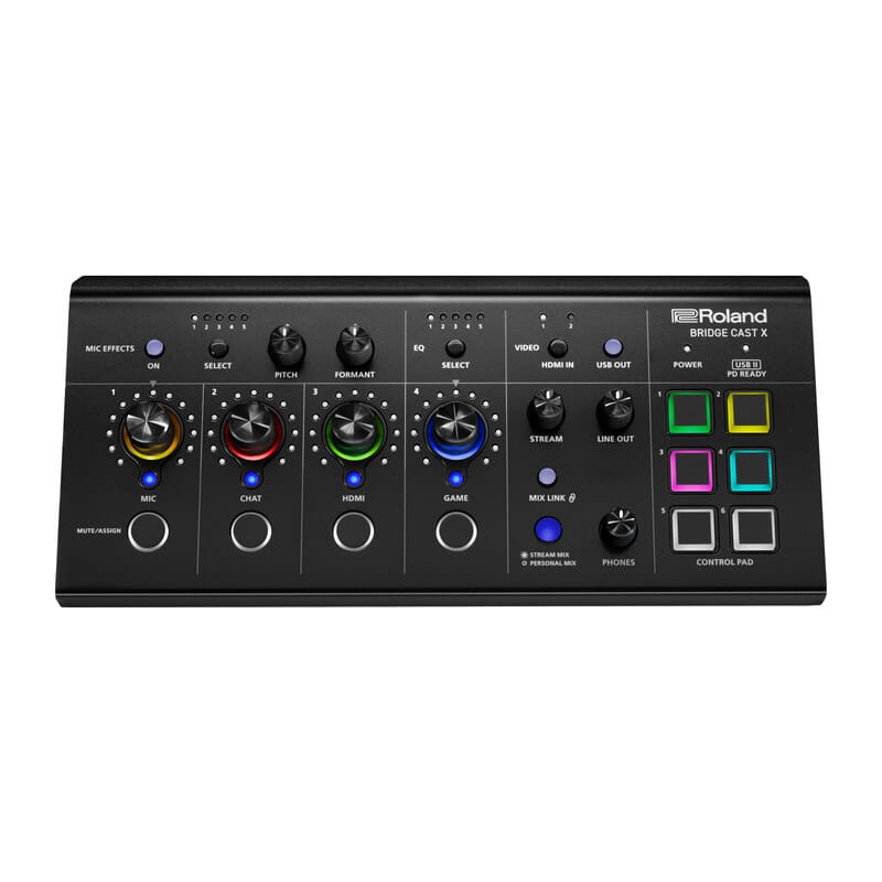 BRIDGE CAST X DUAL BUS STREAMING MIXER