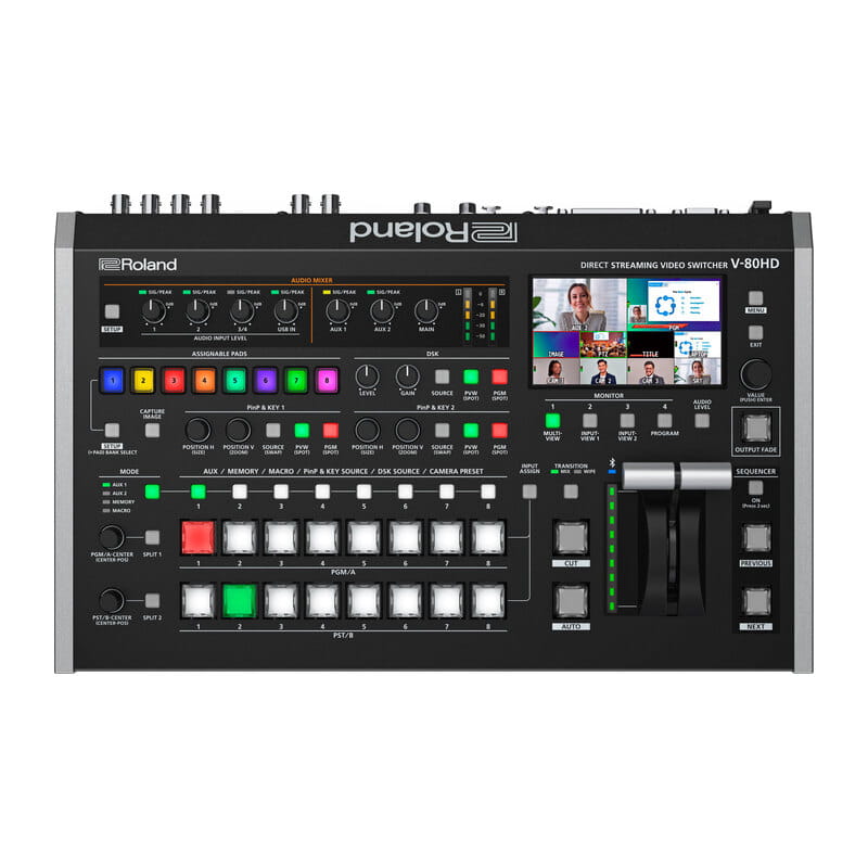 V-80HD ダイレクト・ストリーミング・ビデオ･スイッチャー