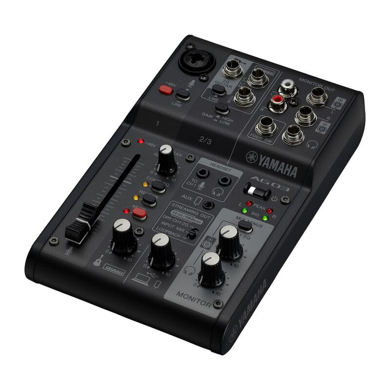 AG03MK2 Black 3チャンネルライブストリーミングミキサー