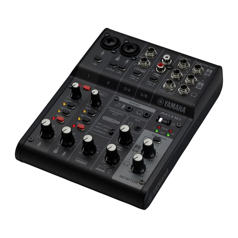 AG06MK2 Black 6チャンネルライブストリーミングミキサー