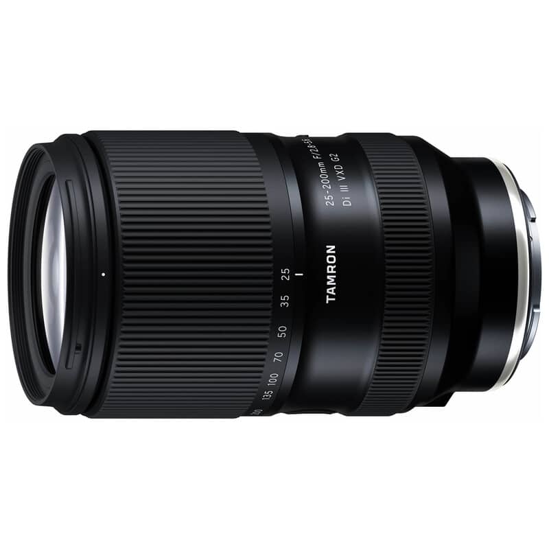 25-200mm F/2.8-5.6 Di III VXD G2 (Model A075S) ソニーEマウント（2025年11月20日発売予定）