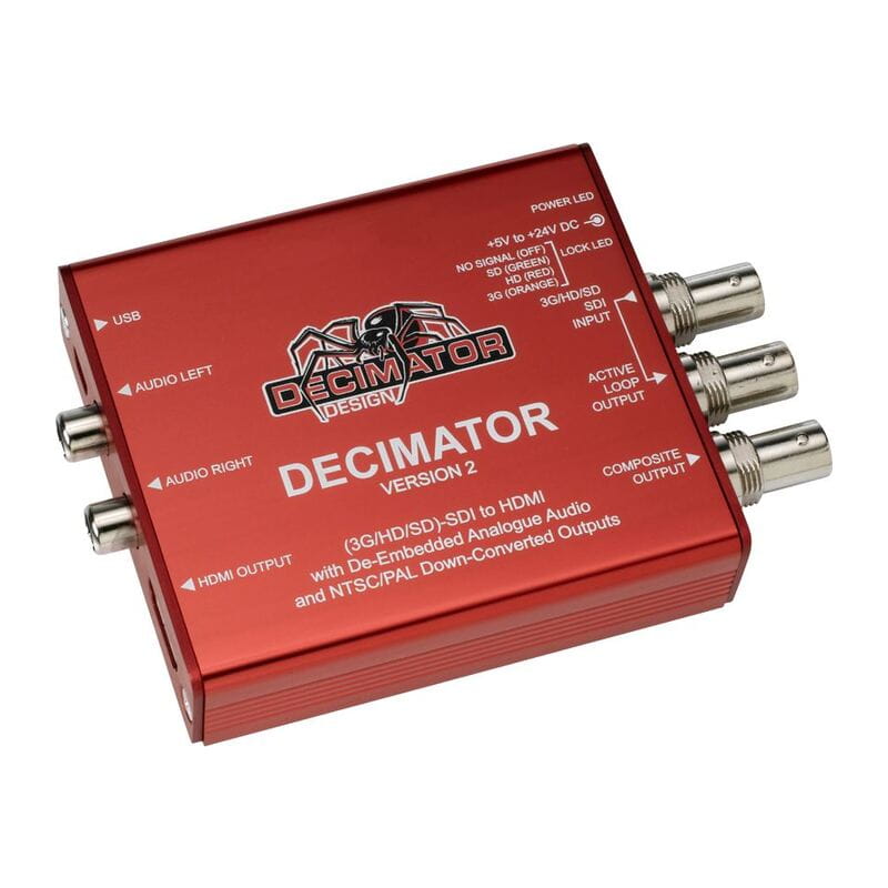 DECIMATOR 2 3G/HD/SD-SDI CV/HDMI コンバータ