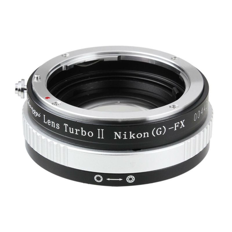 Lens Turbo II N/G-FX (ニコンFマウントGシリーズ対応レンズ→富士フイルムXマウント) フォーカルレデューサーアダプター