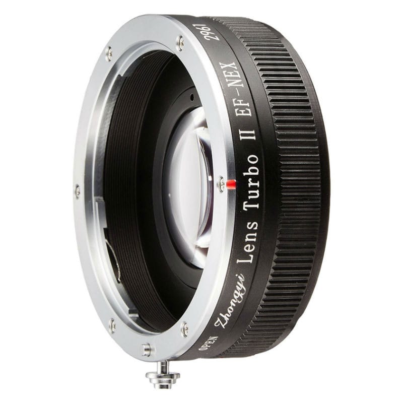 Lens Turbo II EF-NEX (キヤノンEFマウントレンズ→ソニーEマウント) フォーカルレデューサーアダプター