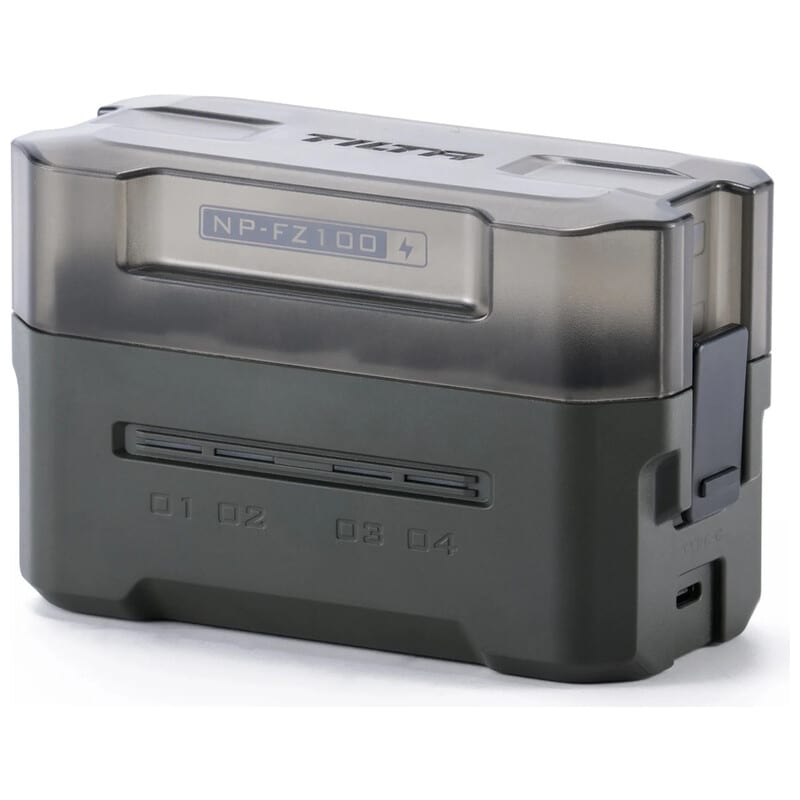 Portable Charging Station for NP-FZ100 (4 Channel) - Green TBC-FZ100-GN