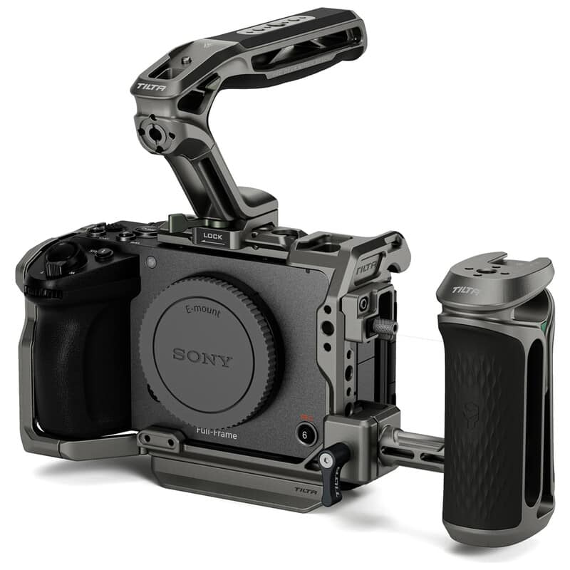 ソニー FX5用 フル/ハーフ対応カメラケージ ベースキット チタングレー TA-T108-A-TG(2026年8月下旬発売予定)