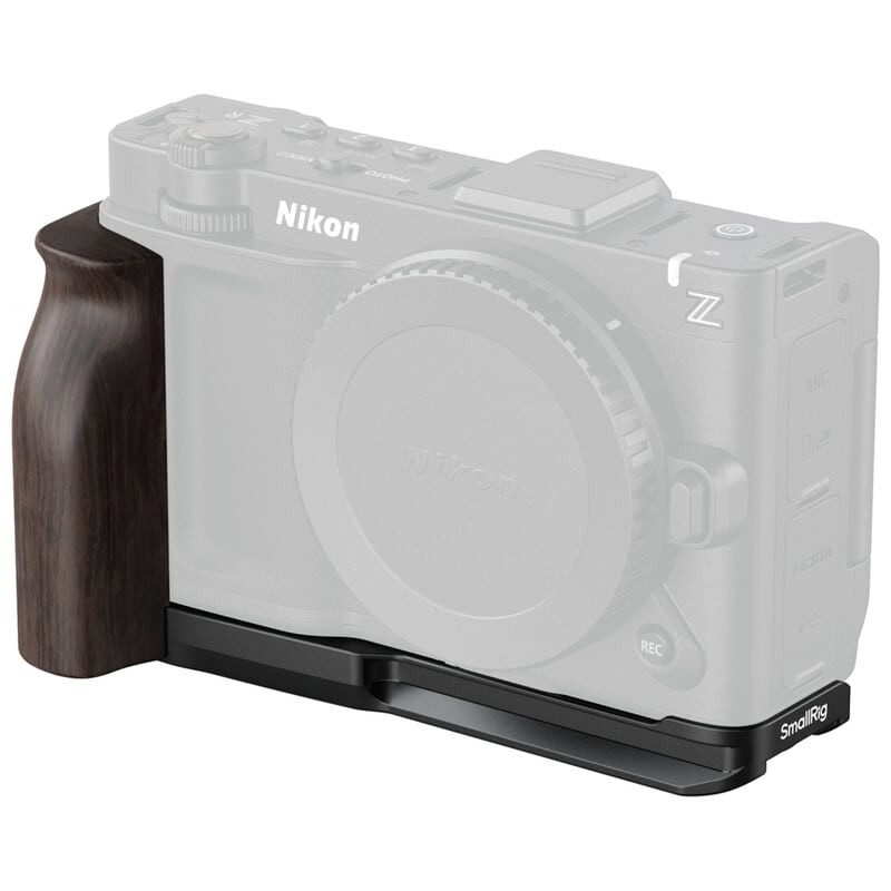 Nikon ZR用 Nikon ZR用木製ハンドル付きL字型マウントプレート 5906