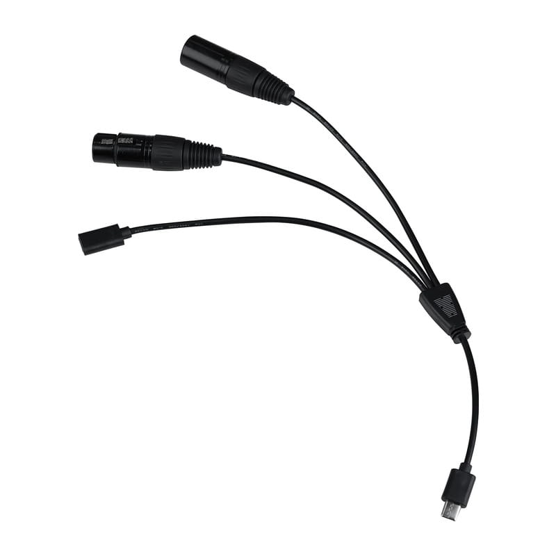 USB-C to DMX ケーブルスプリッター CB-DMX-USBC-1/3