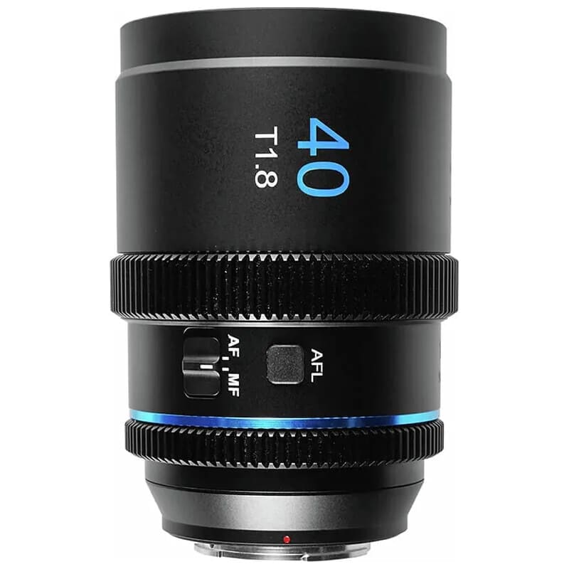 オートフォーカスアナモルフィックレンズ 40mm T1.8 1.33x S35 L/ブルー（2025年5月25日発売予定）