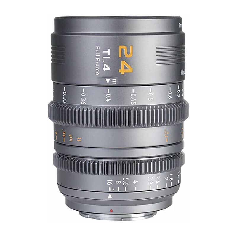 マウント交換式シネマレンズ T1.4 Full Frame 24mm E/グレー(L/RF/Z交換マウントアダプター付) VP-1-24G-JP